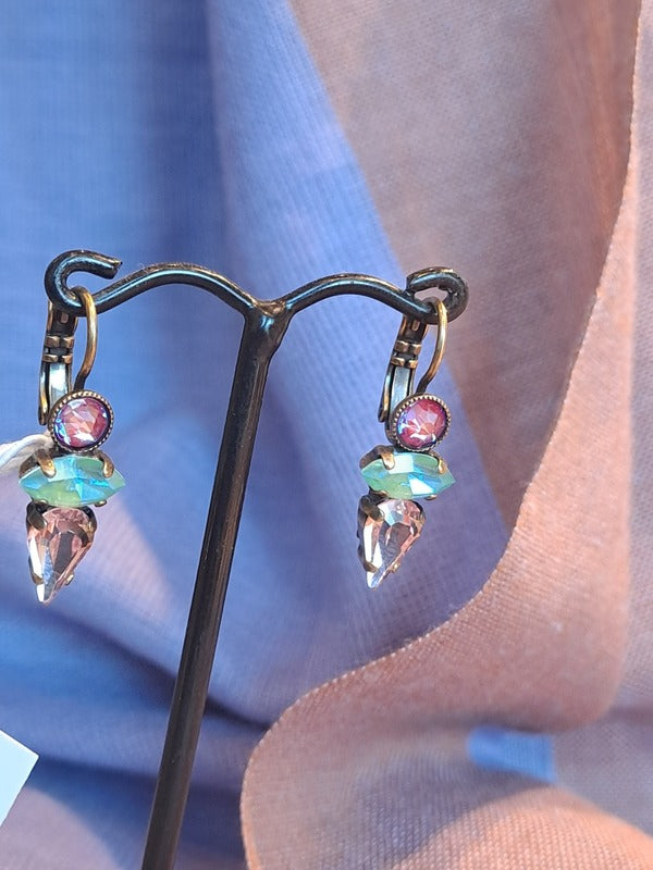 Earrings hanging