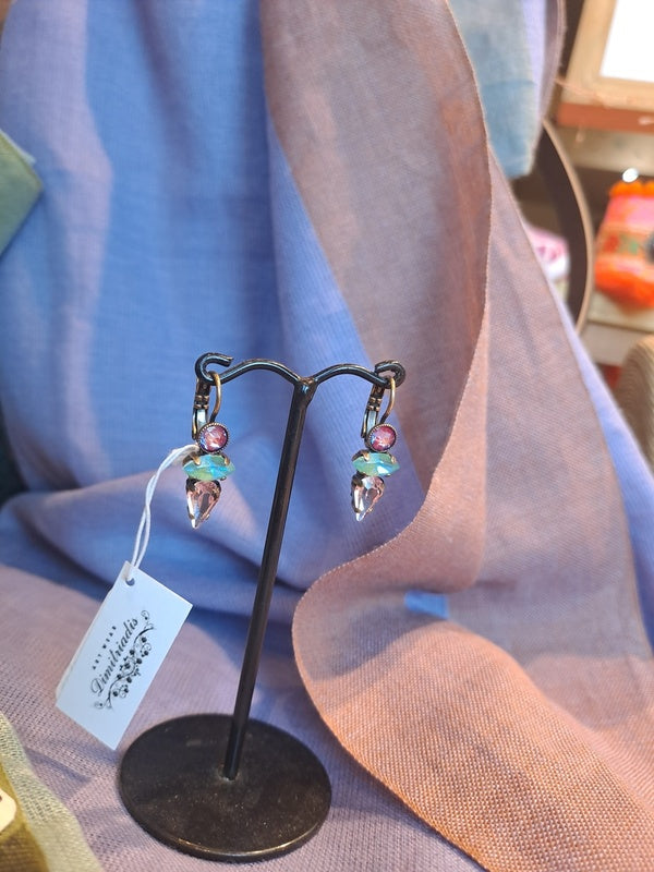 Earrings hanging