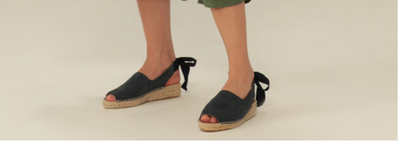 Leather espadrilles