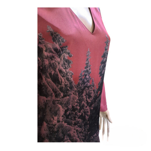 Alpine Valley digital print dress