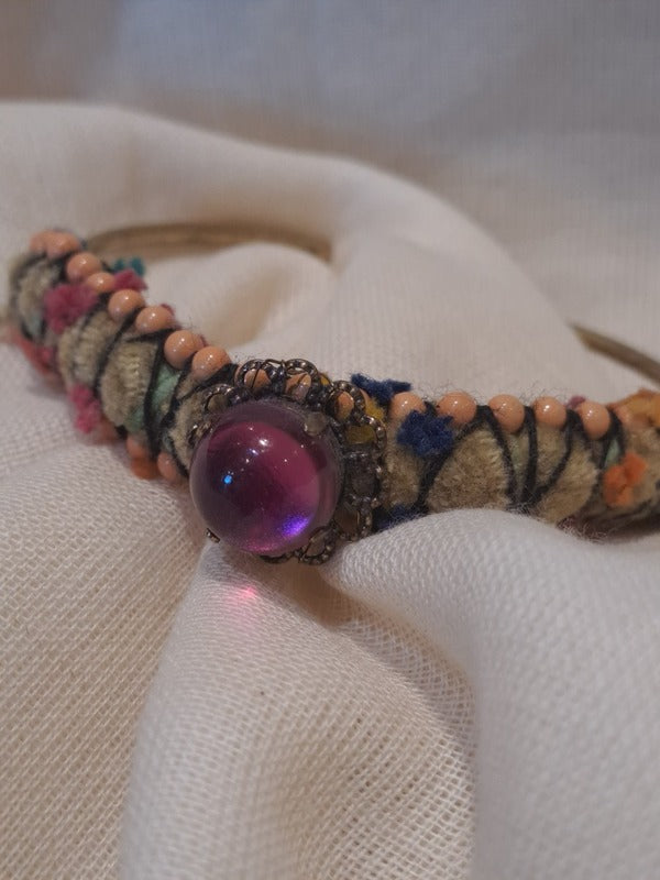 Bracelet with fabric