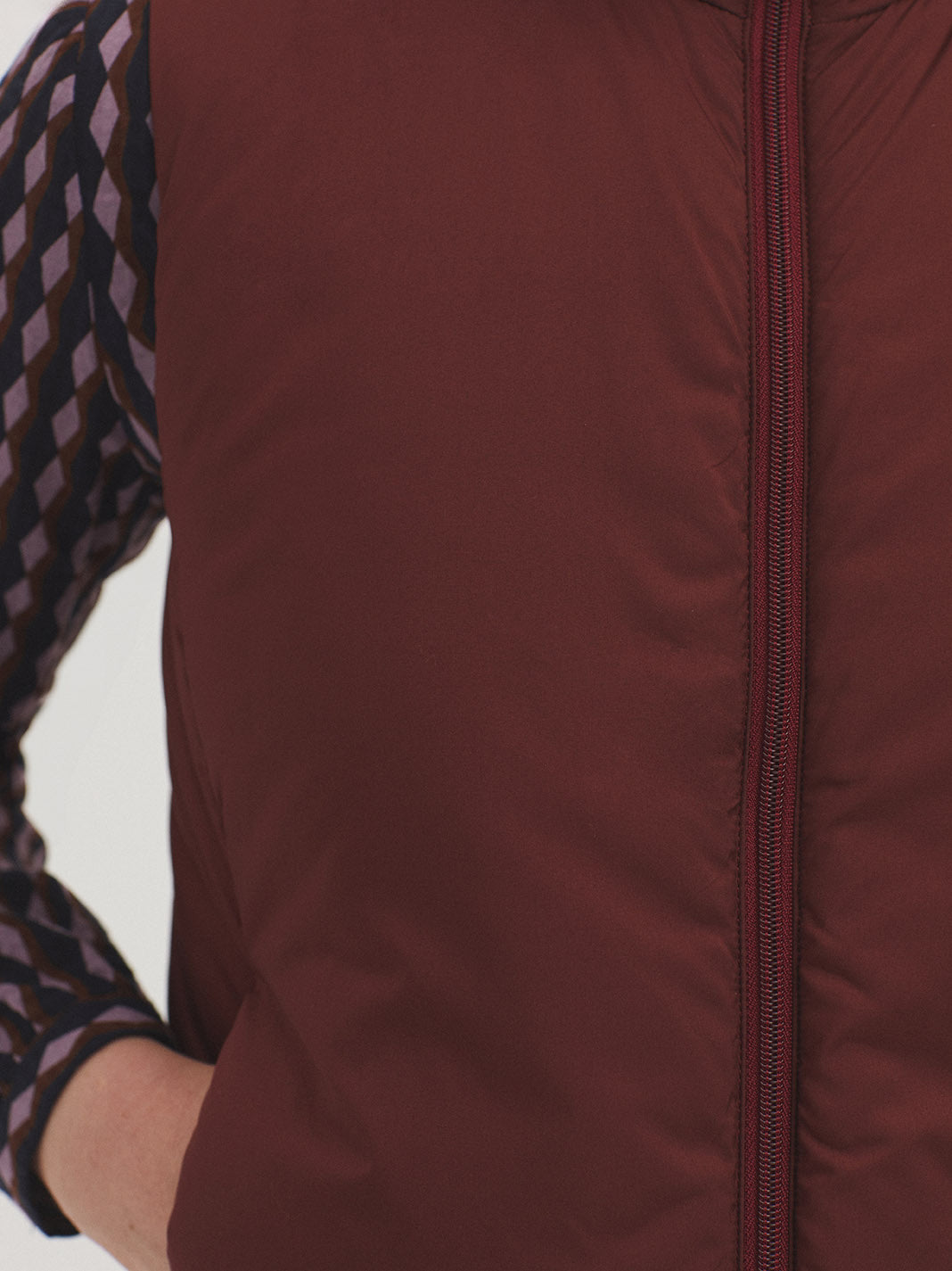 Jacket with detachable gilet