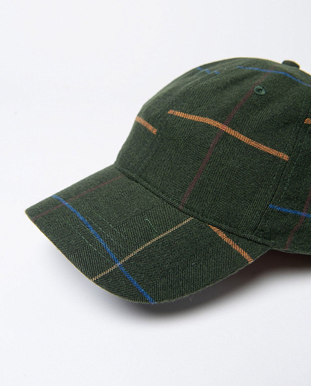 Checked jockey hat Green