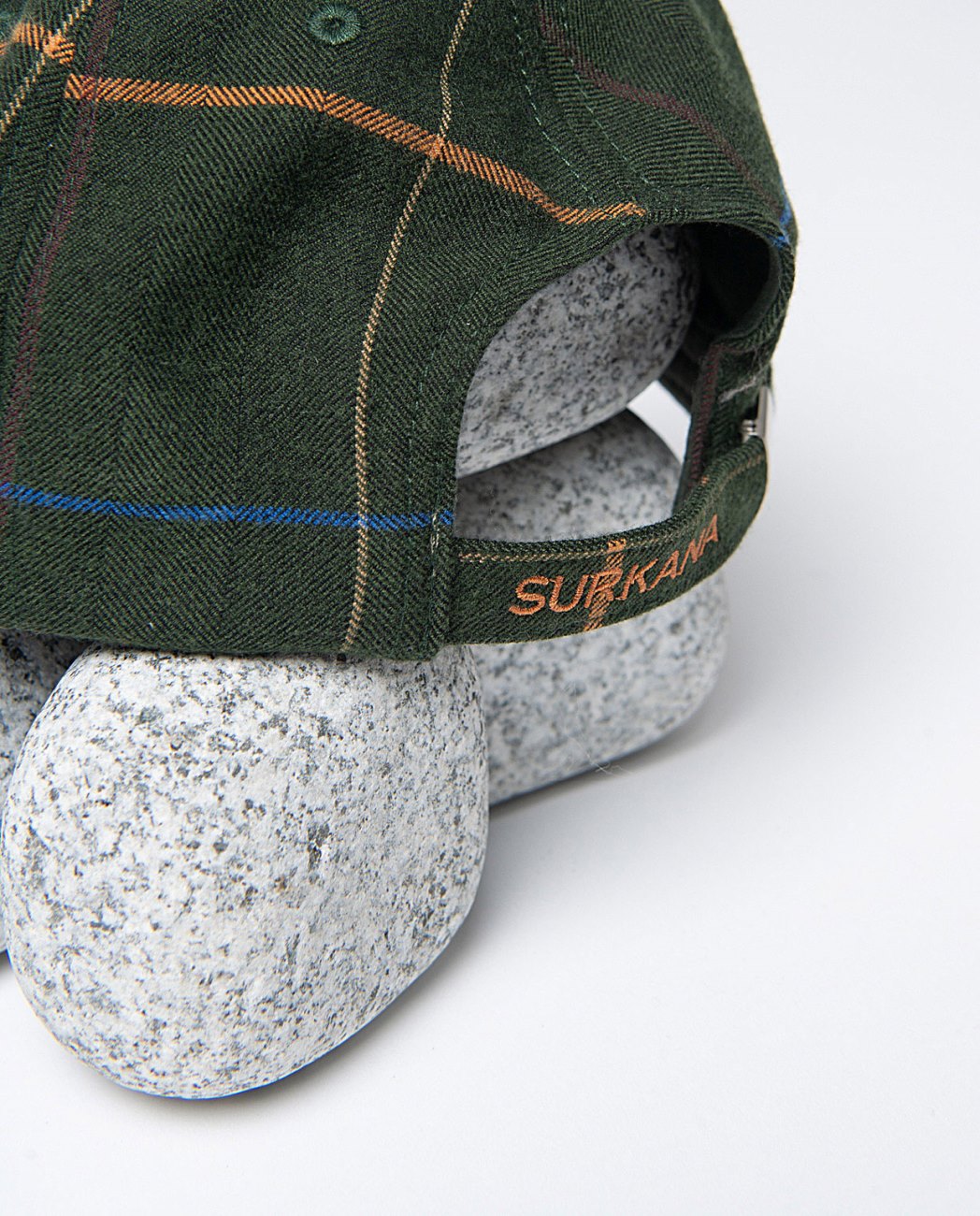 Checked jockey hat Green