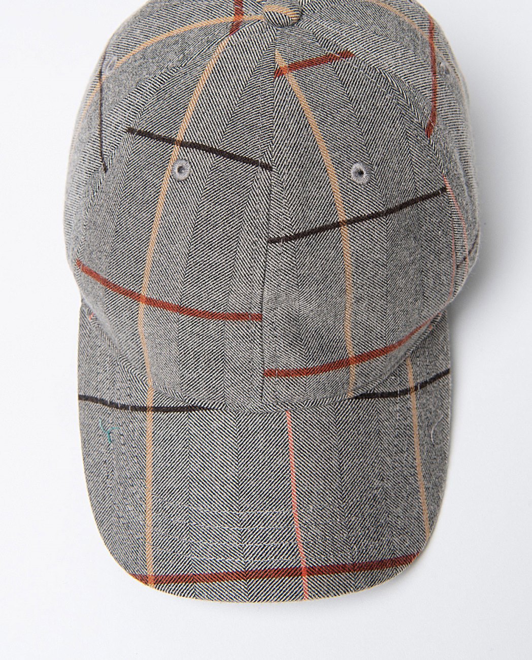 Checked jockey hat Grey