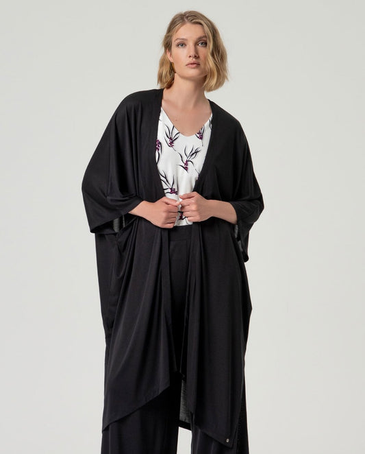 Long kimono Black