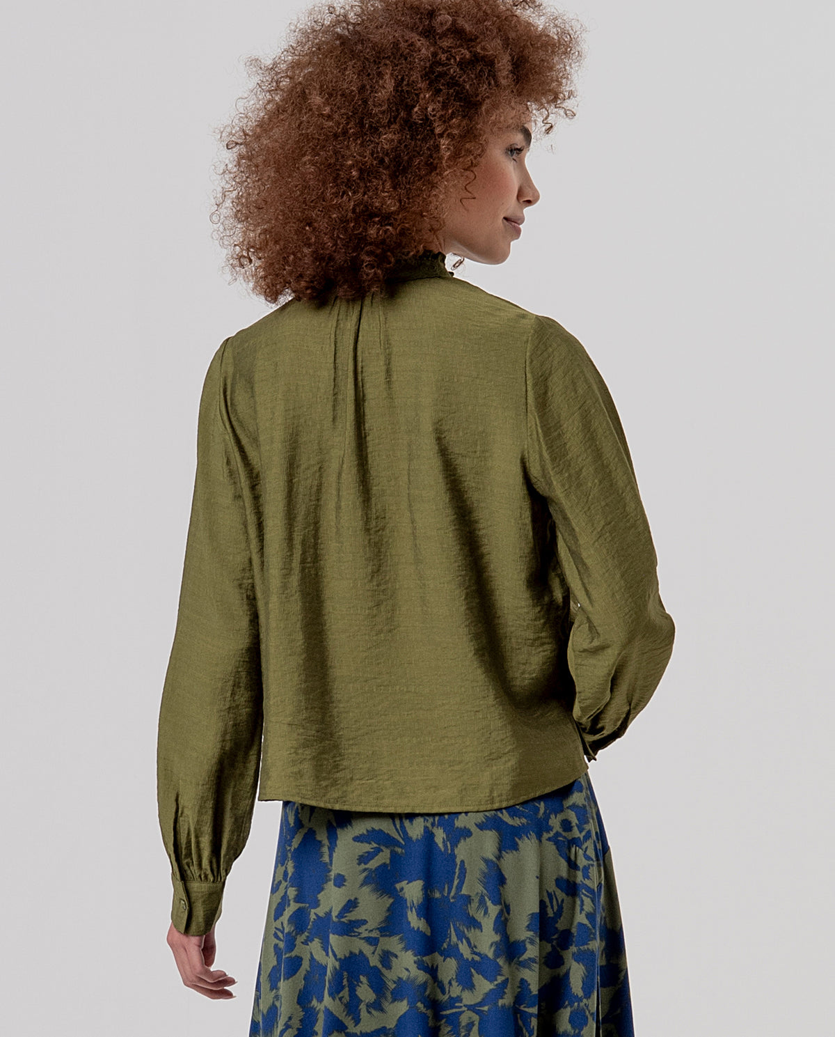 Lace shirt Khaki