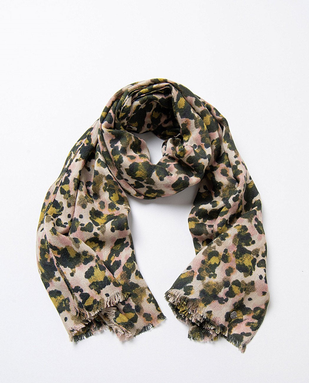 Animal Print rectangular scarf