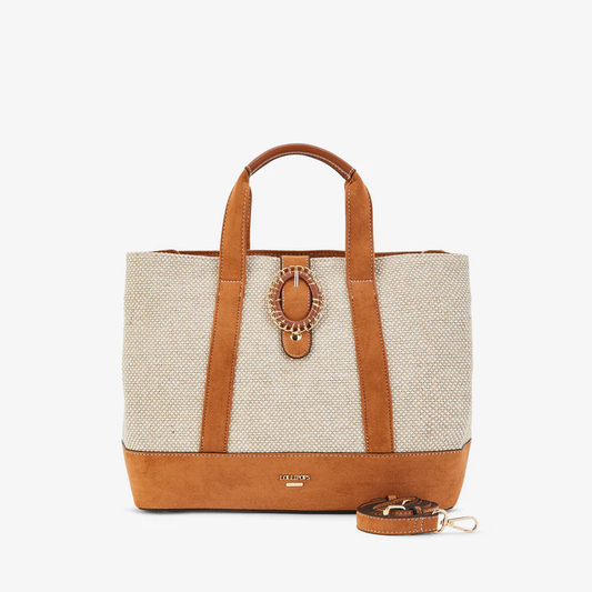 Large shopper bag camel