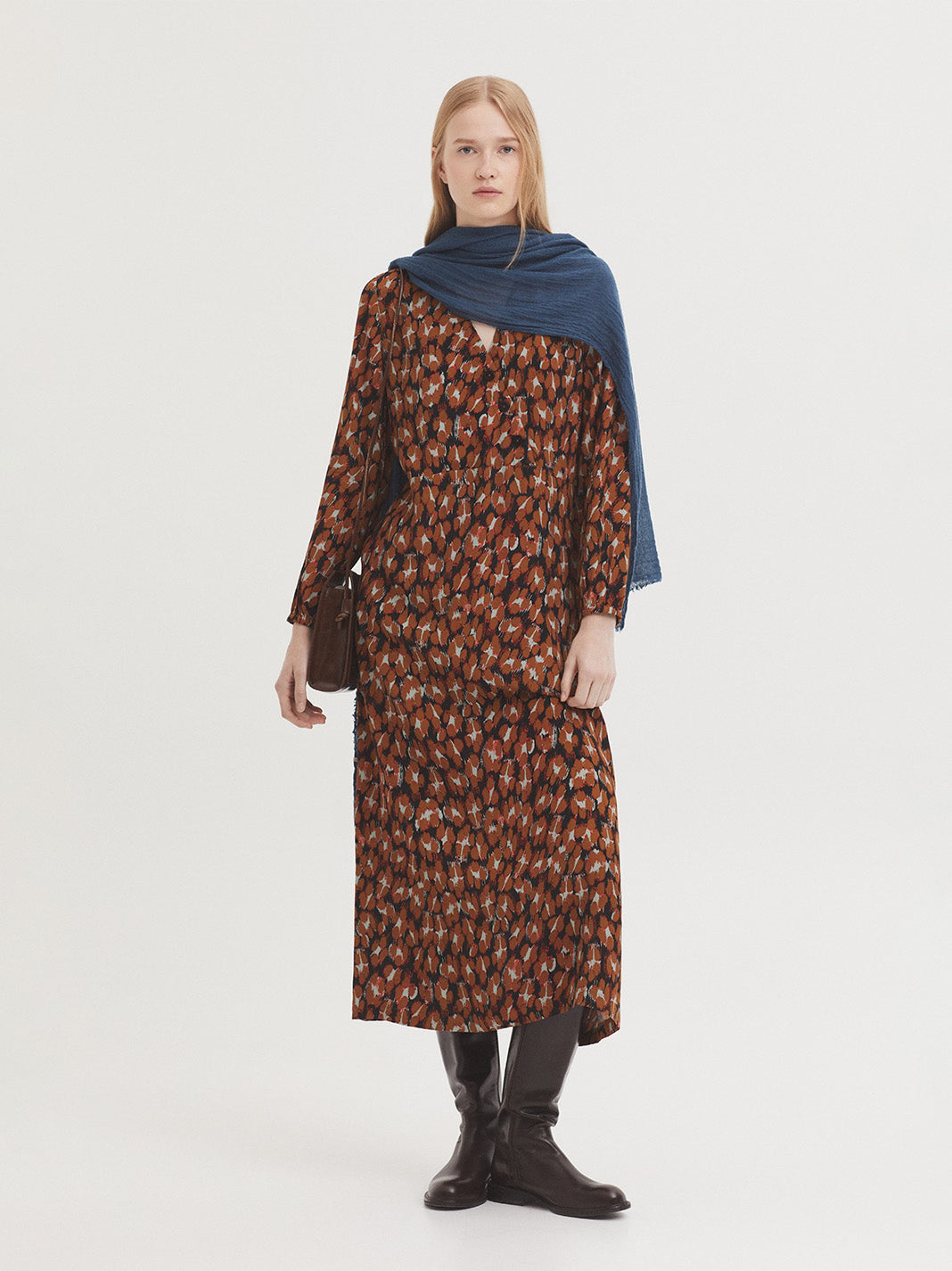 Leopard longline dress