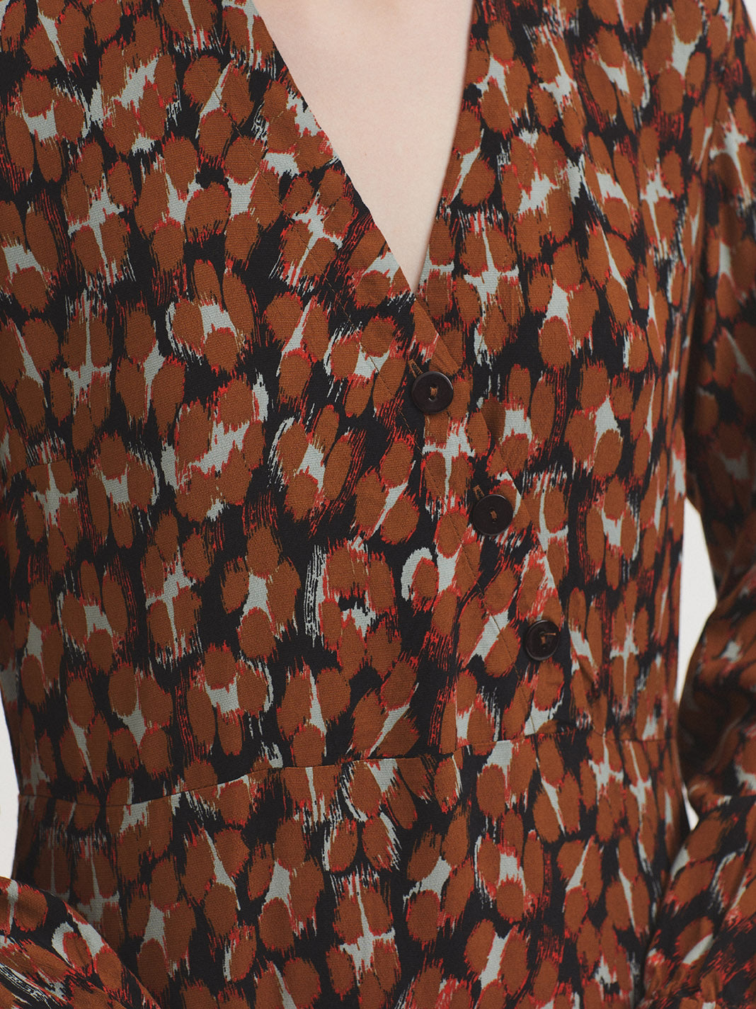 Leopard longline dress