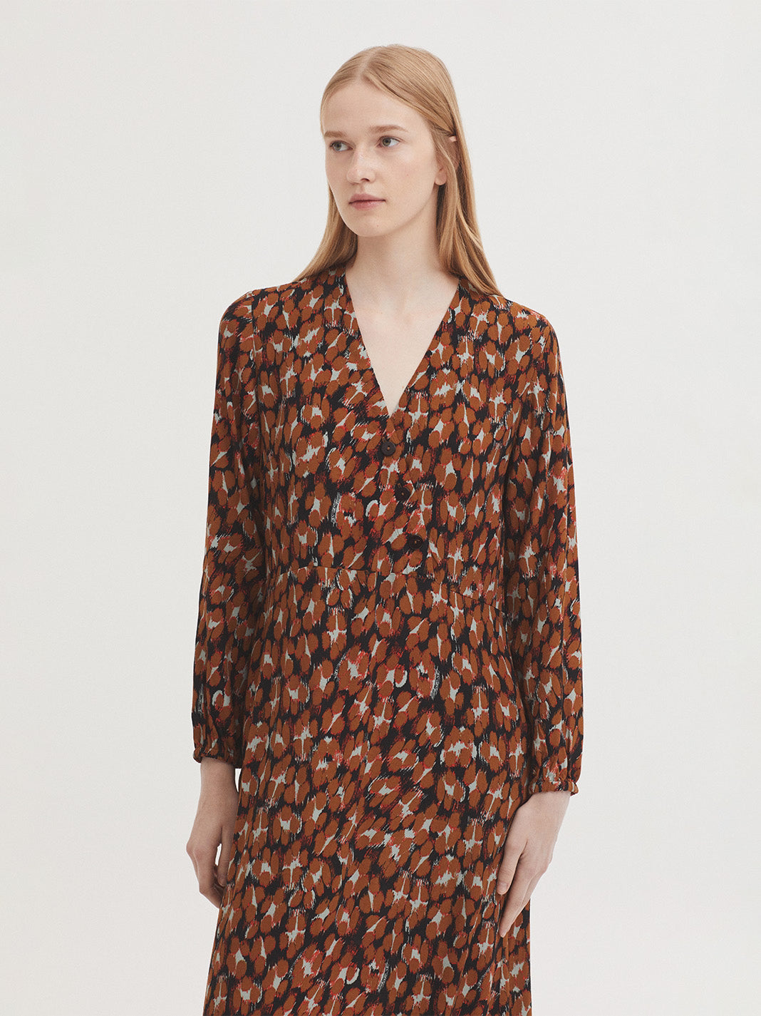 Leopard longline dress