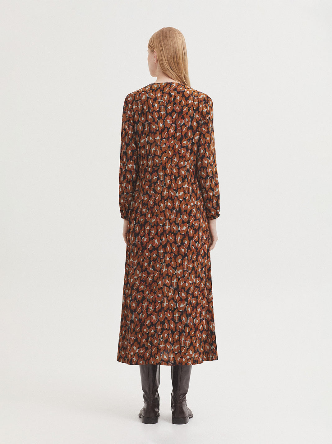 Leopard longline dress