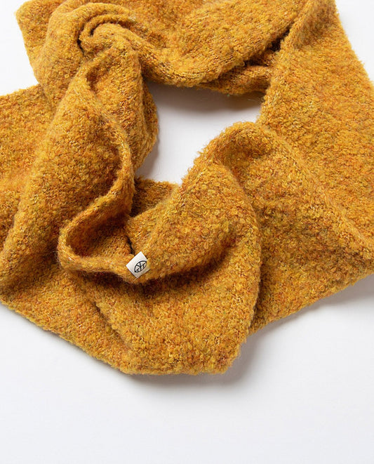 Boucle knit neck Dark Yellow