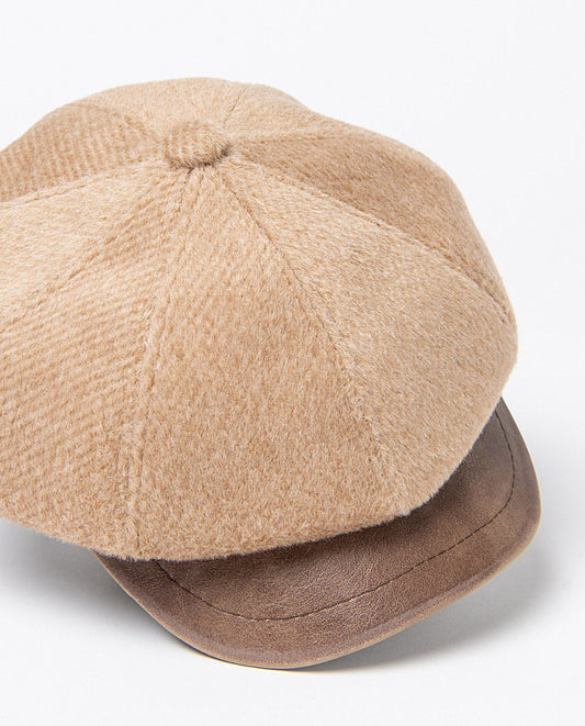 Newsboy cap Beige