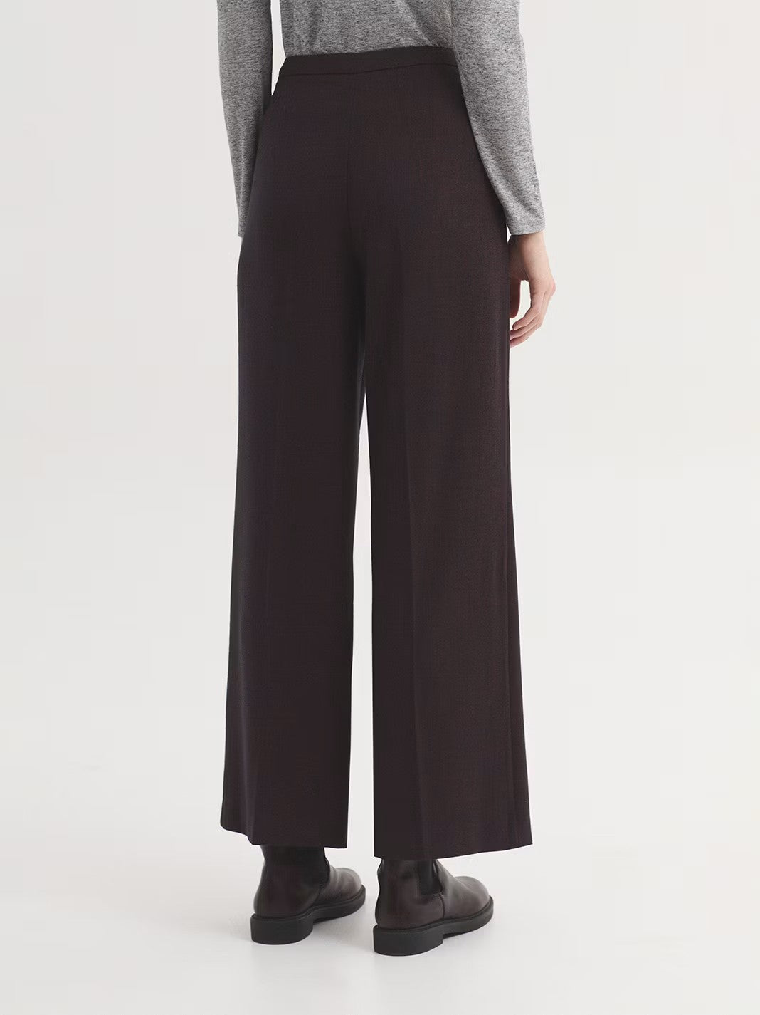 Stretch mottled trousers Chestnut