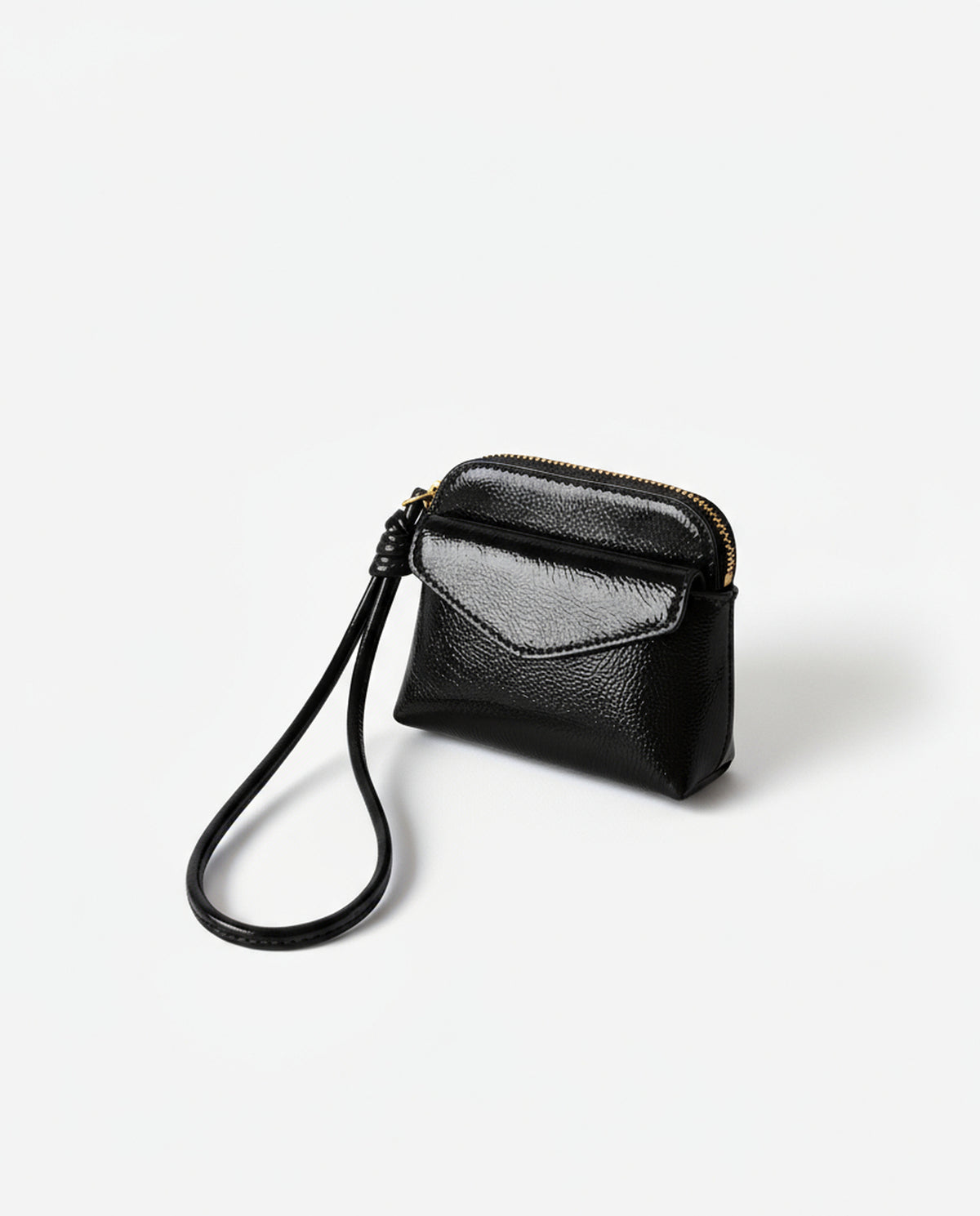 Patent purse Black