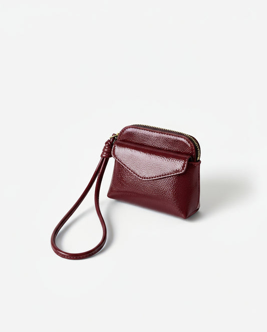 Patent purse Red