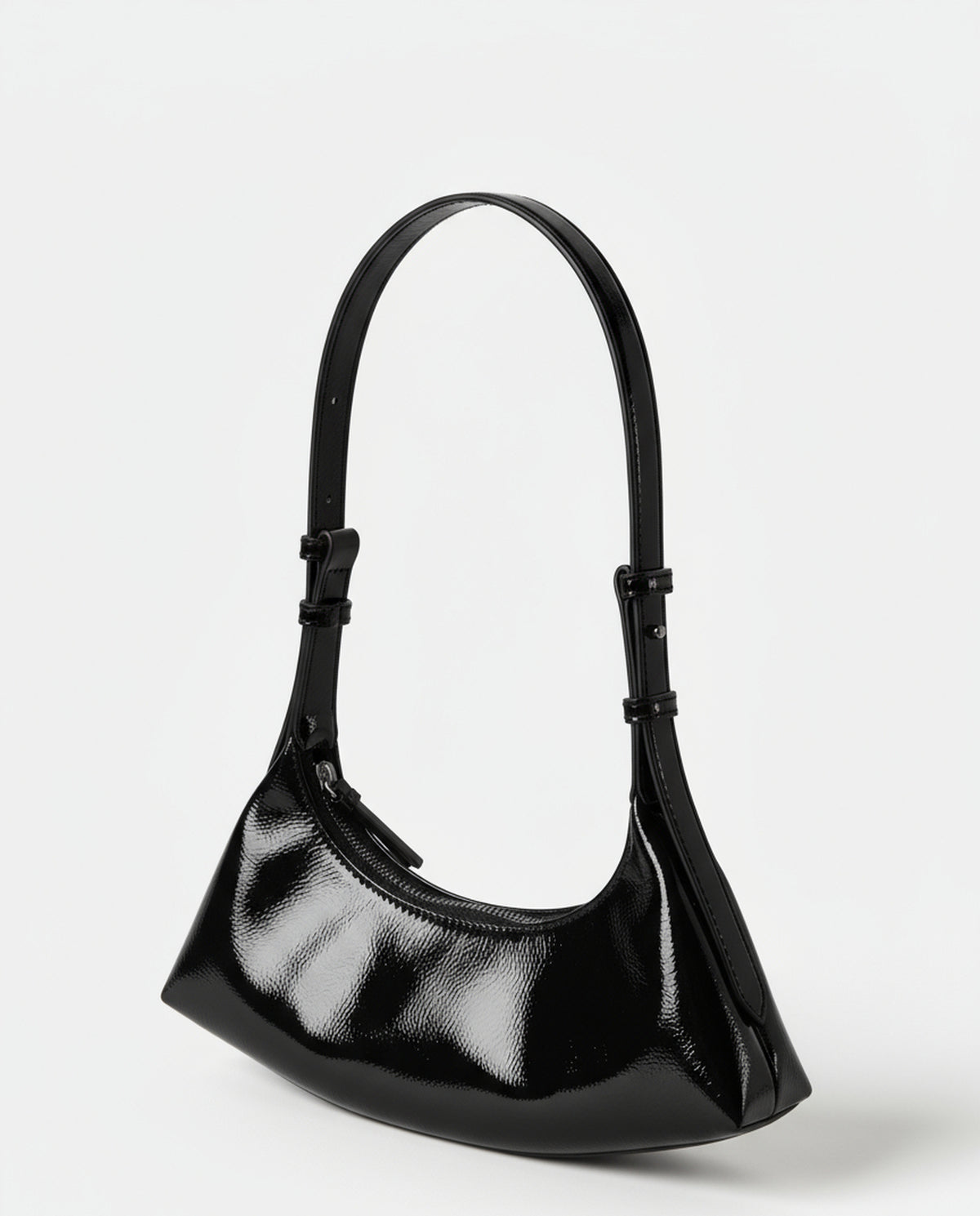 Patent small bag Black