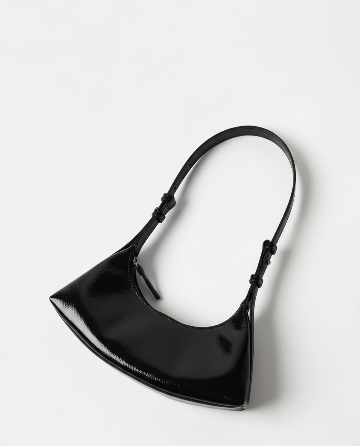 Patent small bag Black