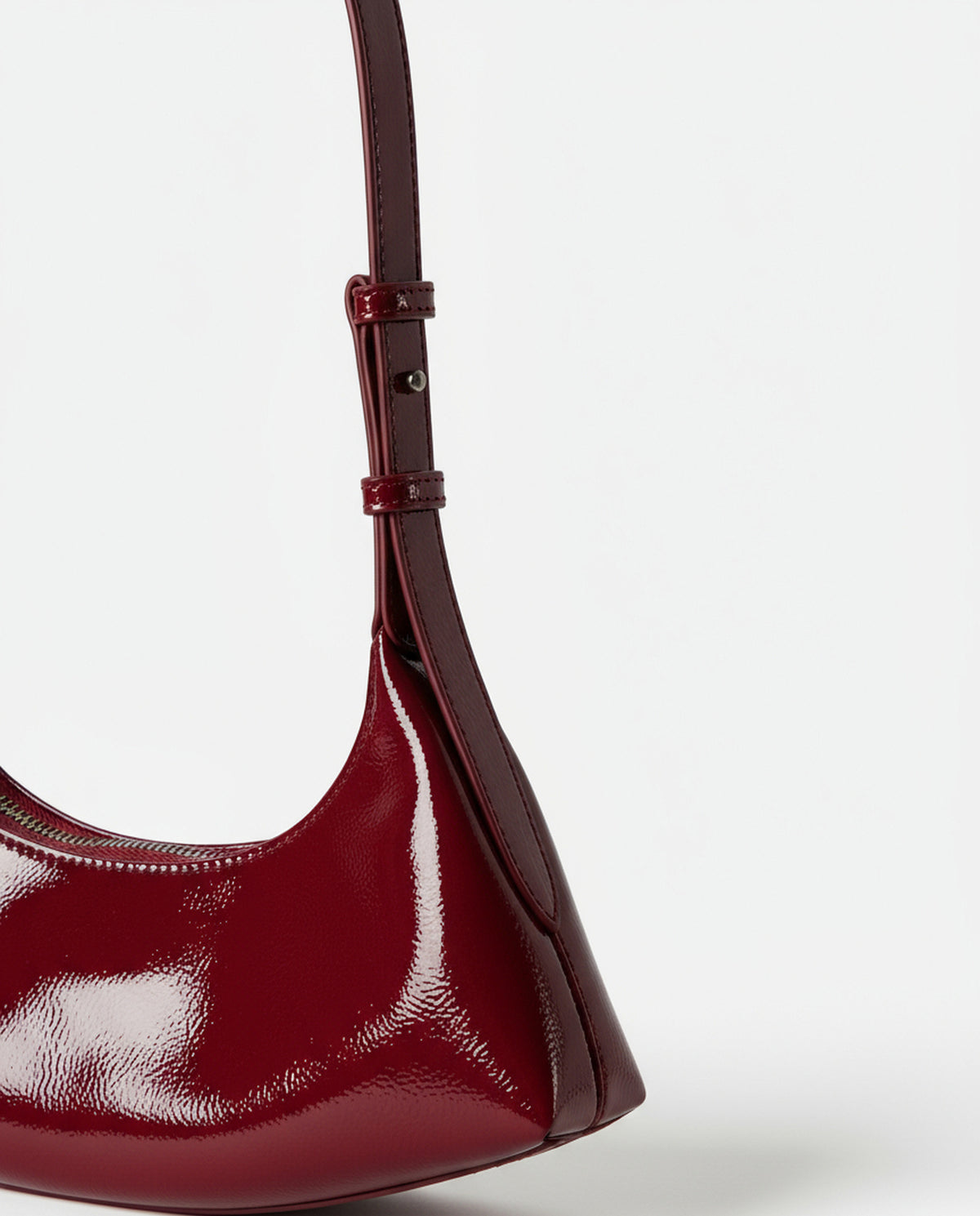 Patent small bag Red