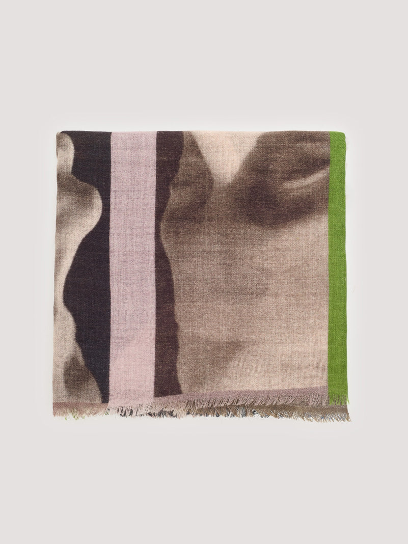 Photographic scarf Grey