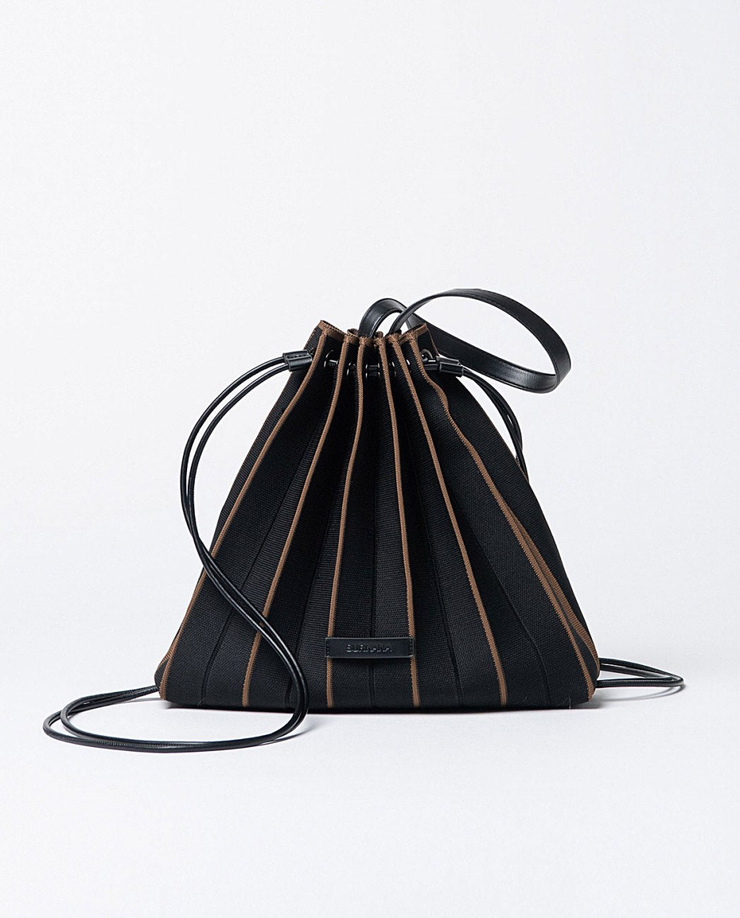 Knitted backpack-bag Black