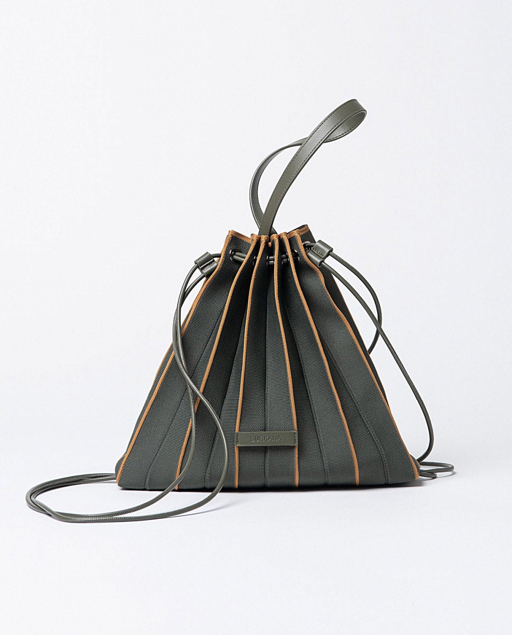 Knitted backpack-bag Khaki