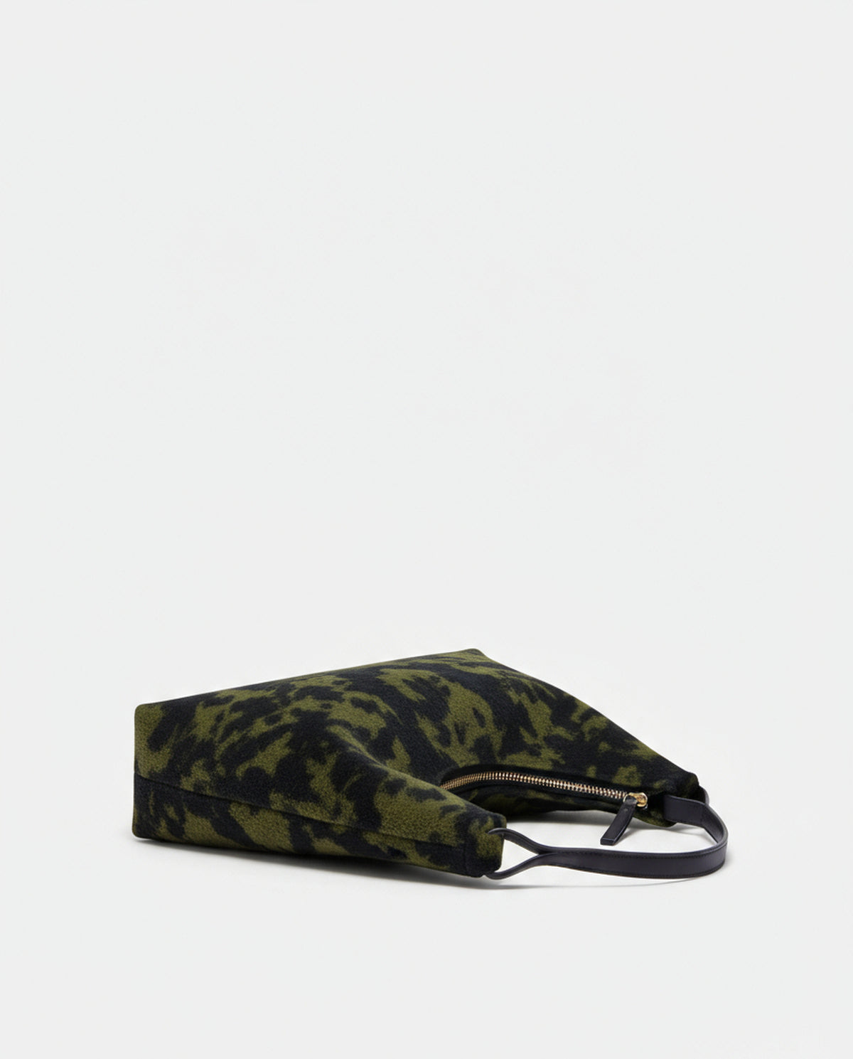 Printed fur bag Khaki