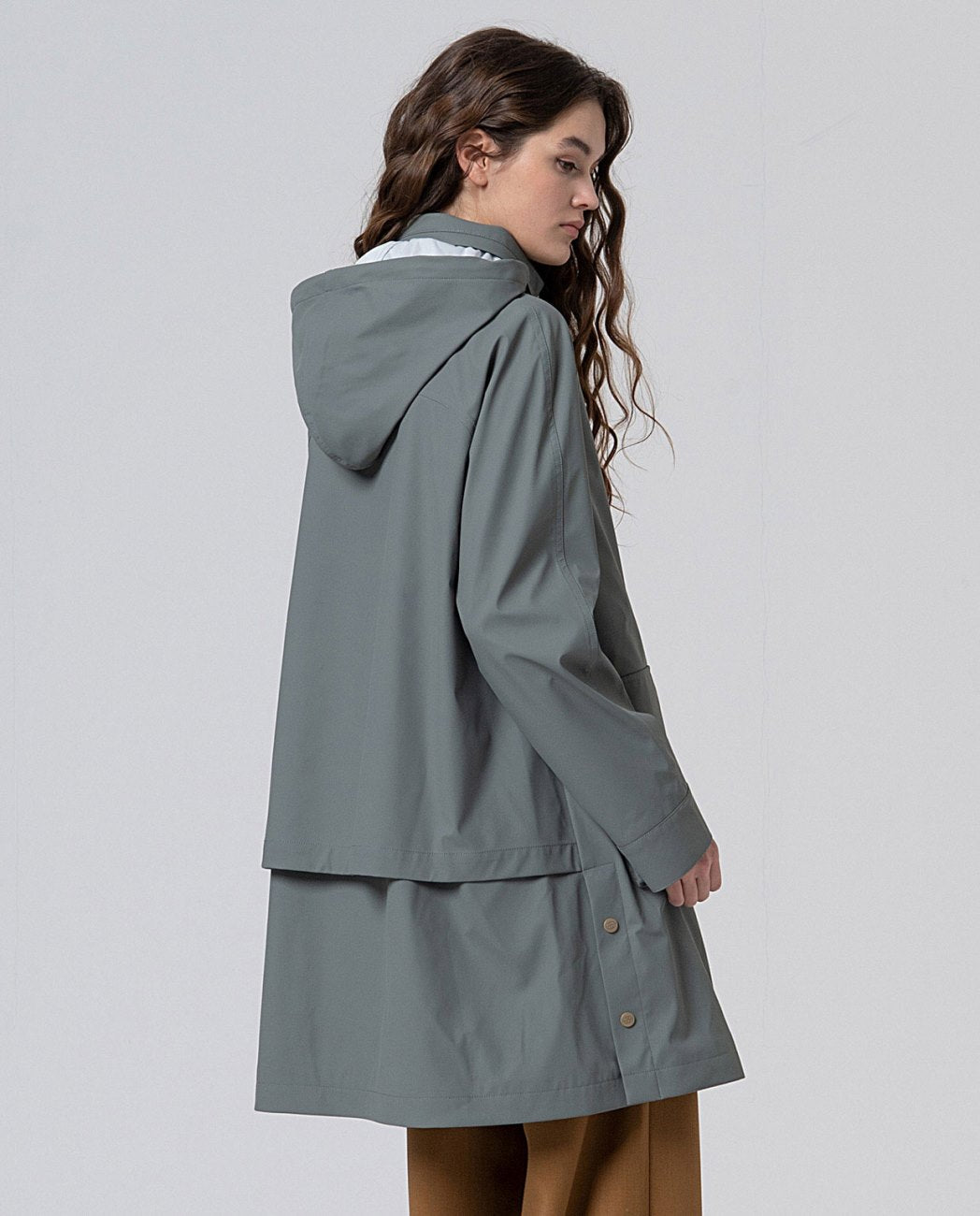 Waterproof raincoat with fleece