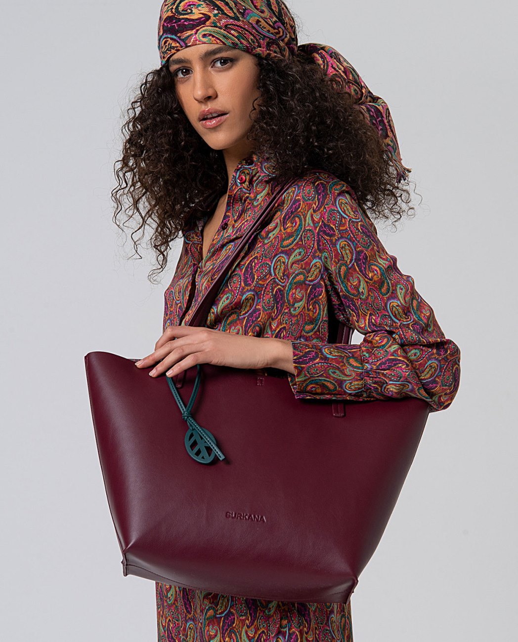 Reversible shopper bag Bourdeaux