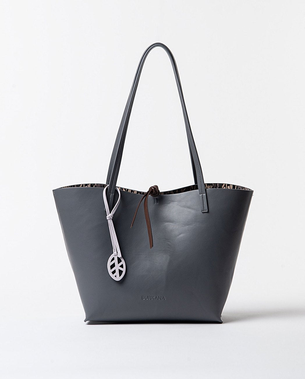 Reversible shopper bag Grey