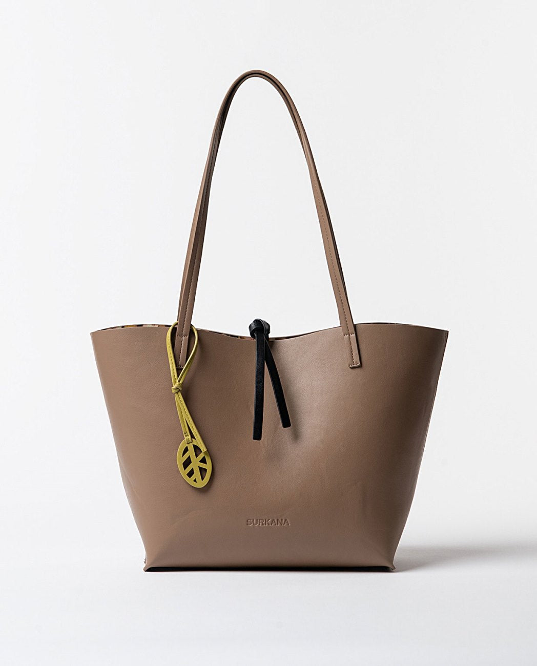 Reversible shopper bag Khaki