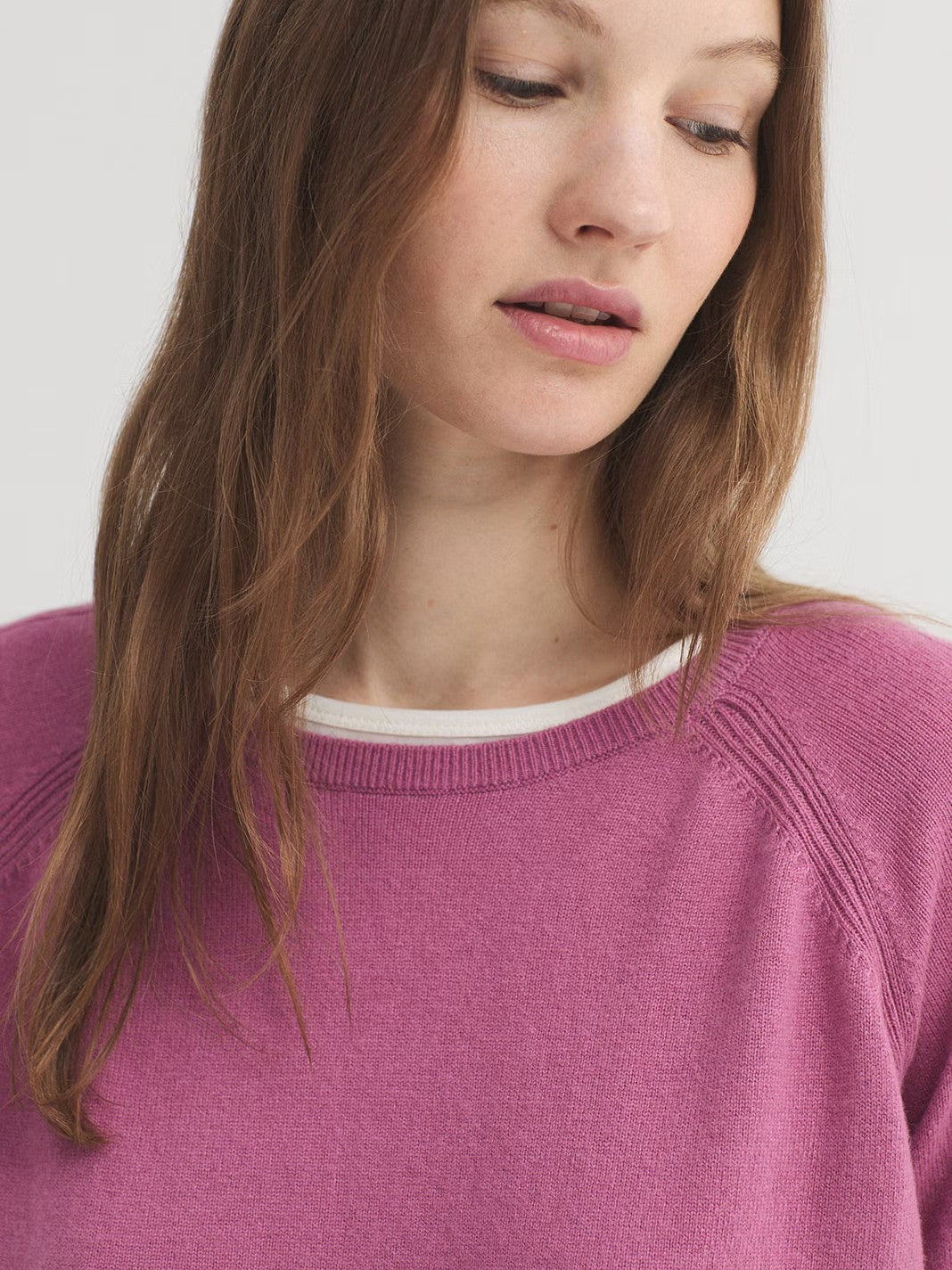 Ribbed jumper Pink