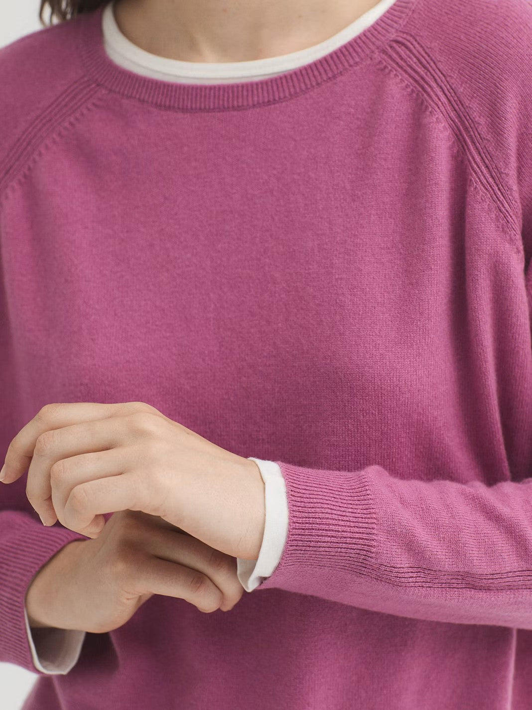 Ribbed jumper Pink