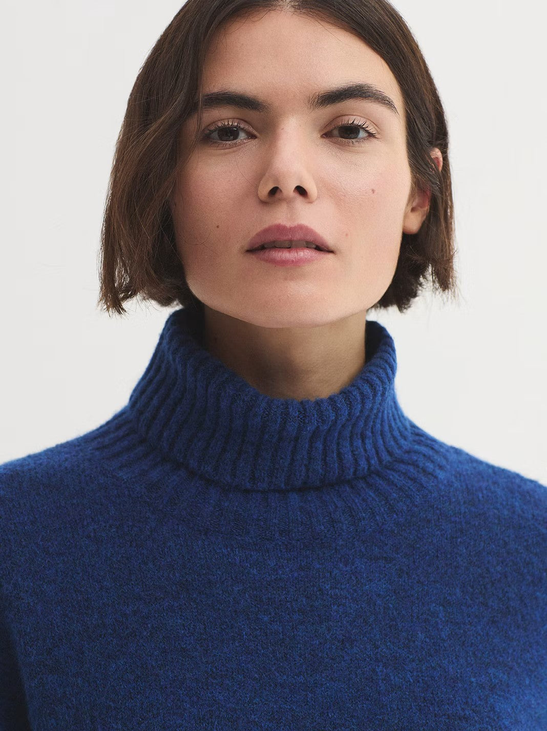 Roll neck jumper Royal Blue
