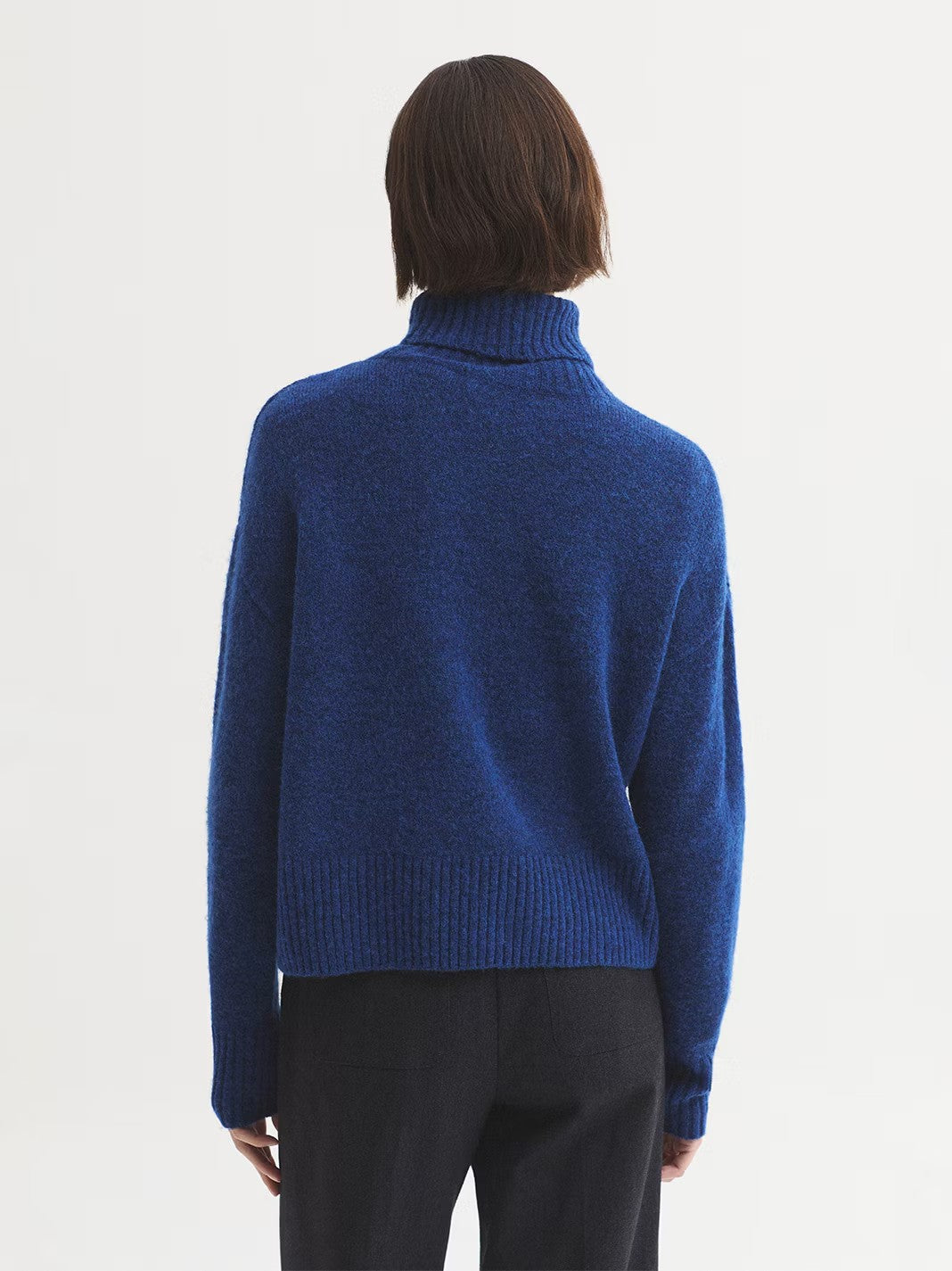 Roll neck jumper Royal Blue