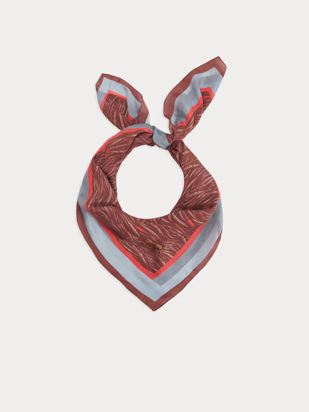 Canine Forest scarf Light Blue