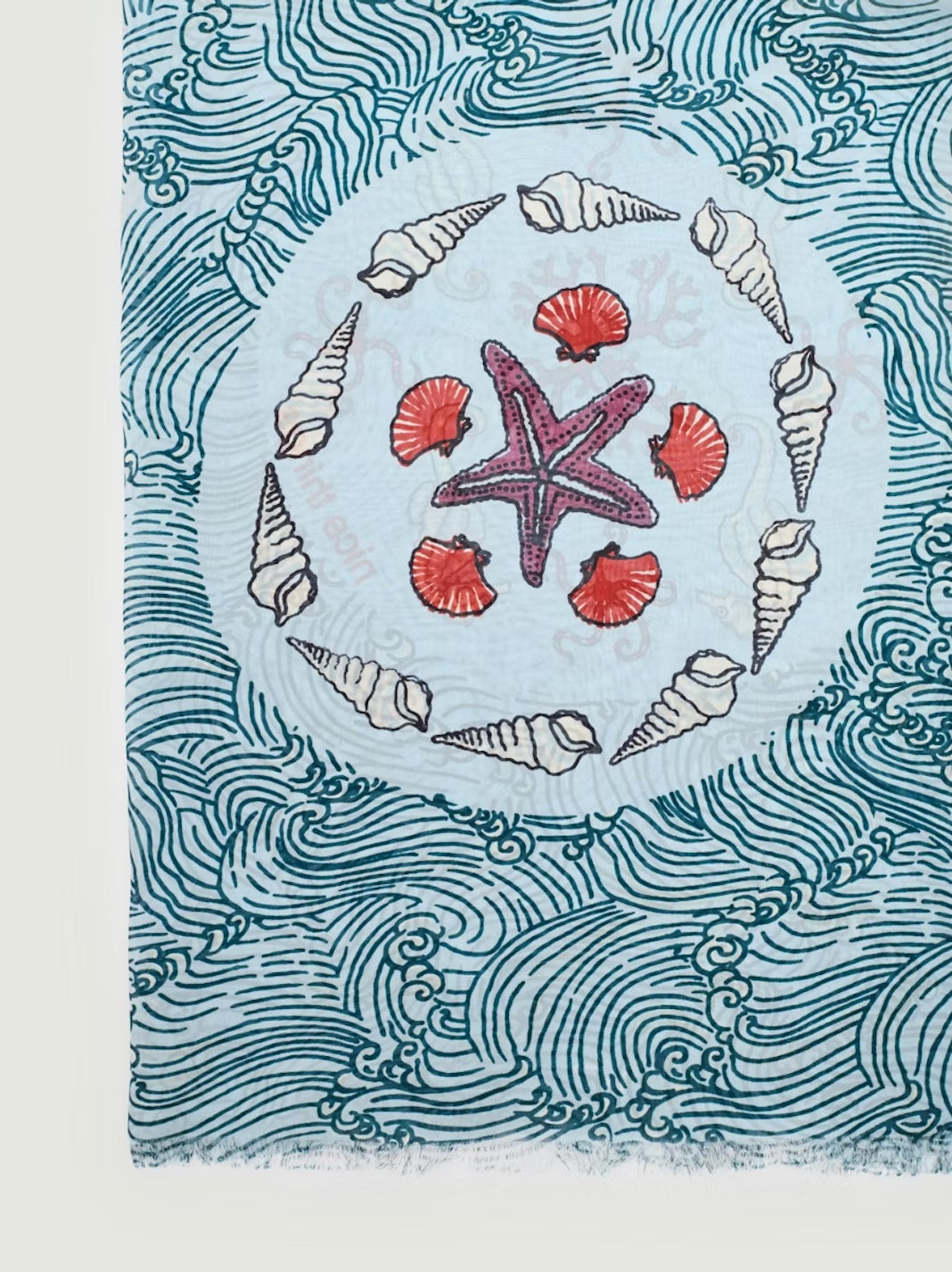 Aegean Sea scarf Turquoise