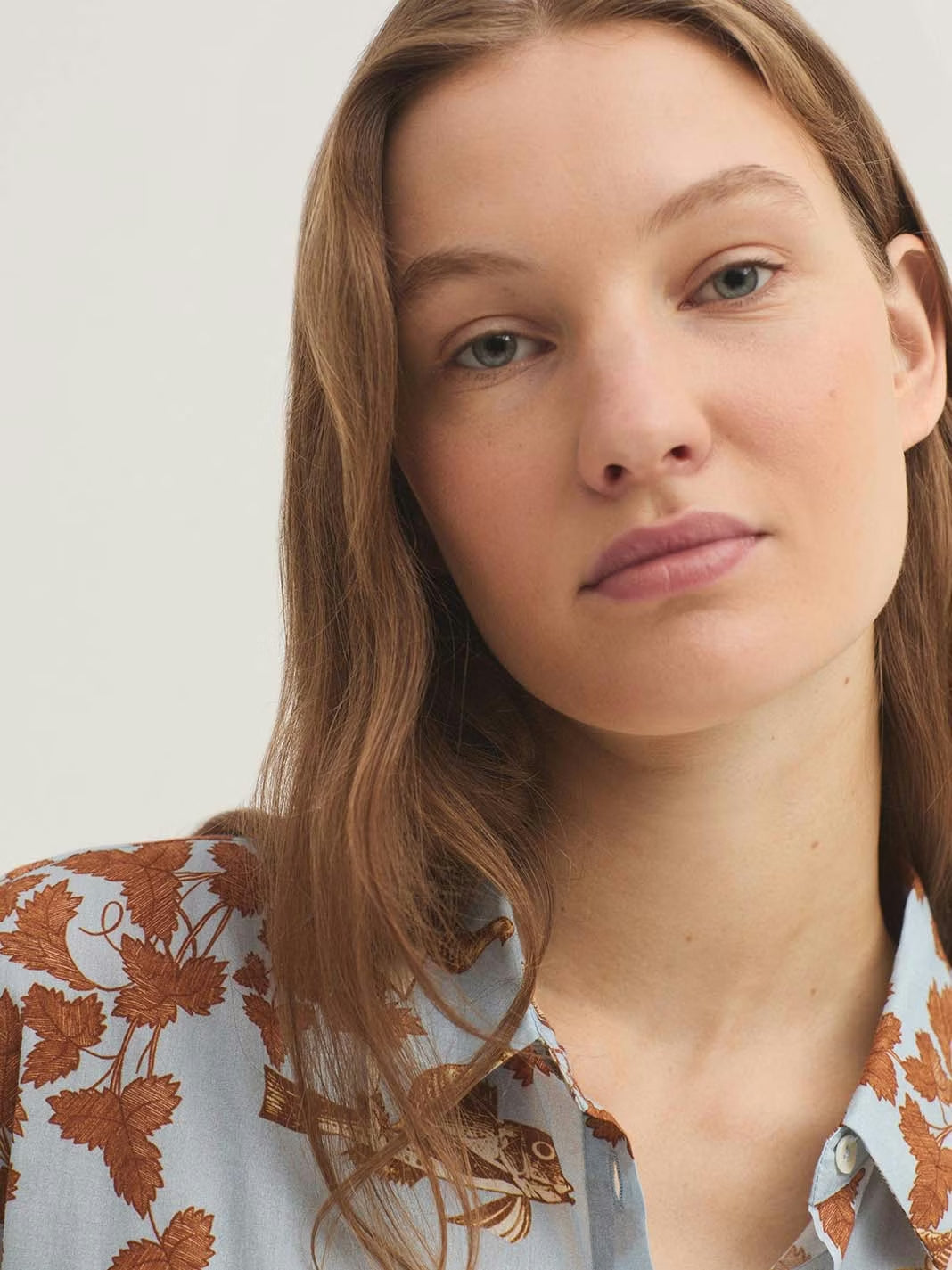 Midsummer Books print shirt Light Blue