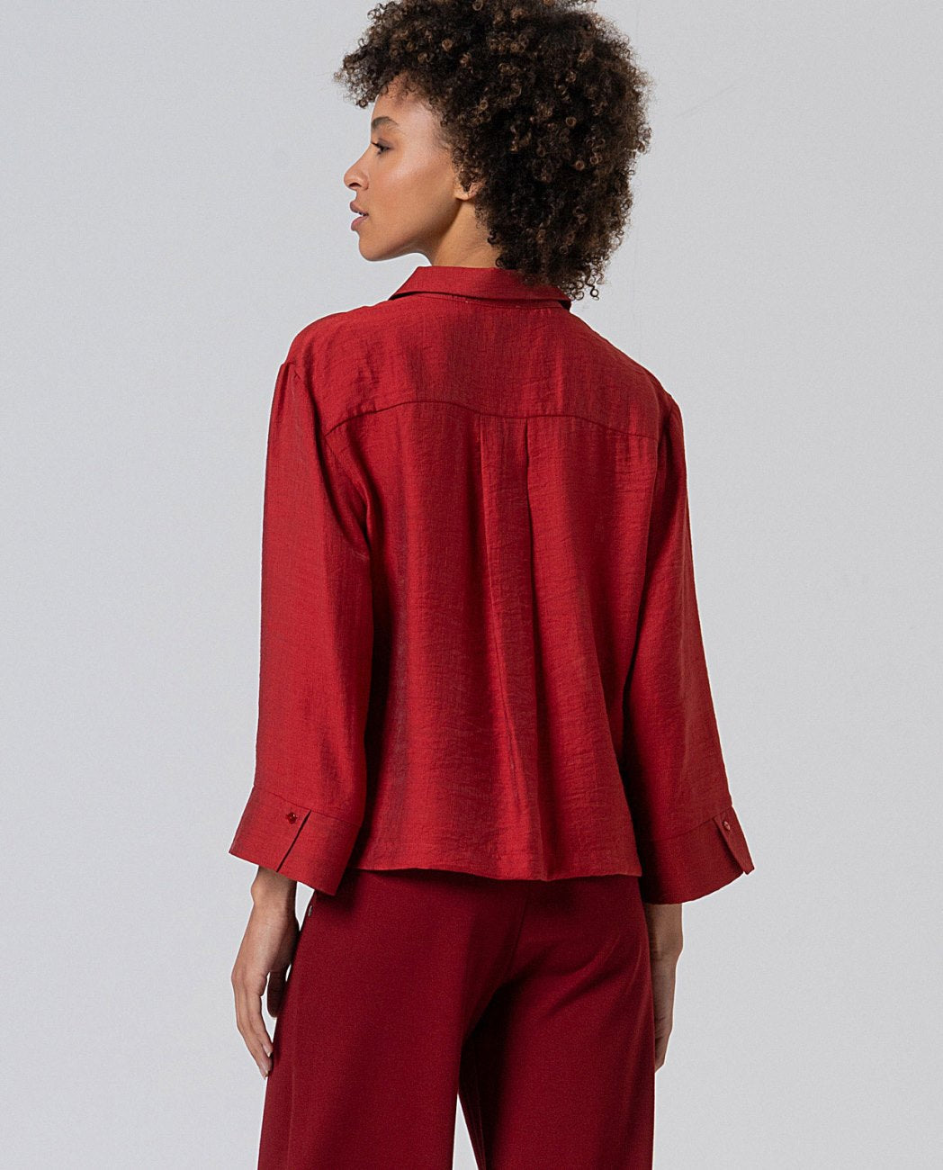 Oversize shirt red