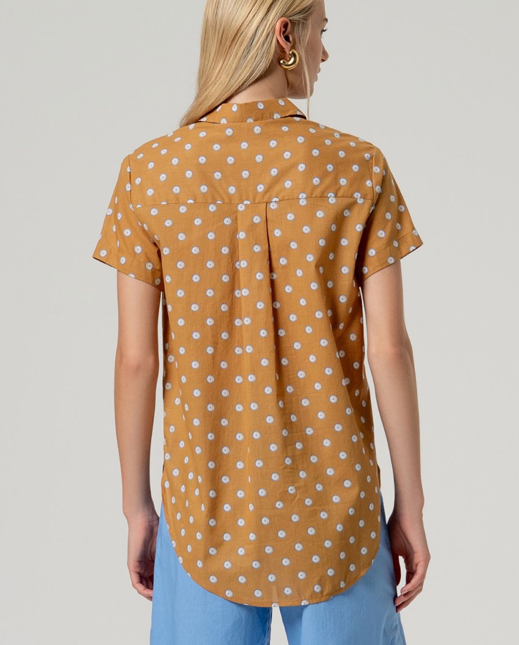 Printed shirt Camel