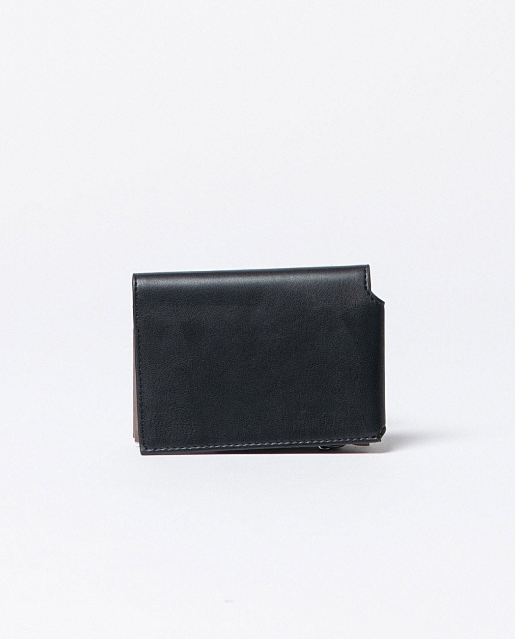 Small bi-color wallet Black