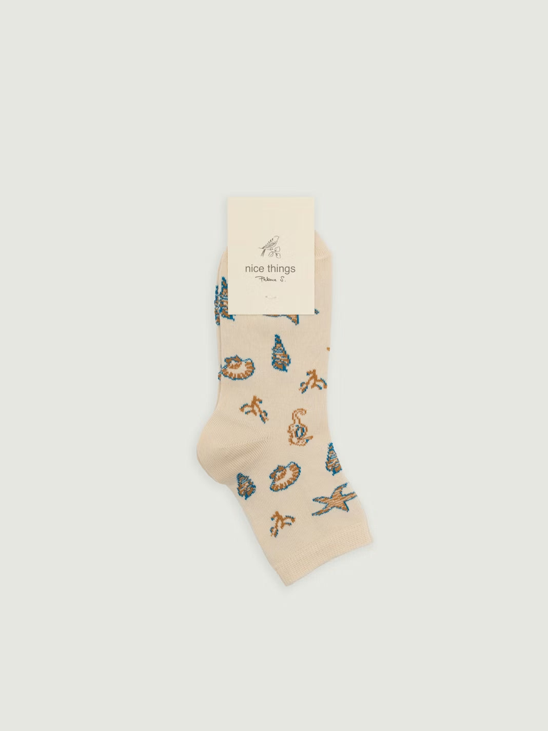 Marine socks Ecru