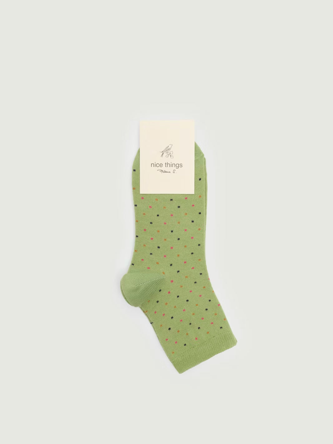 Polka dot socks Mint