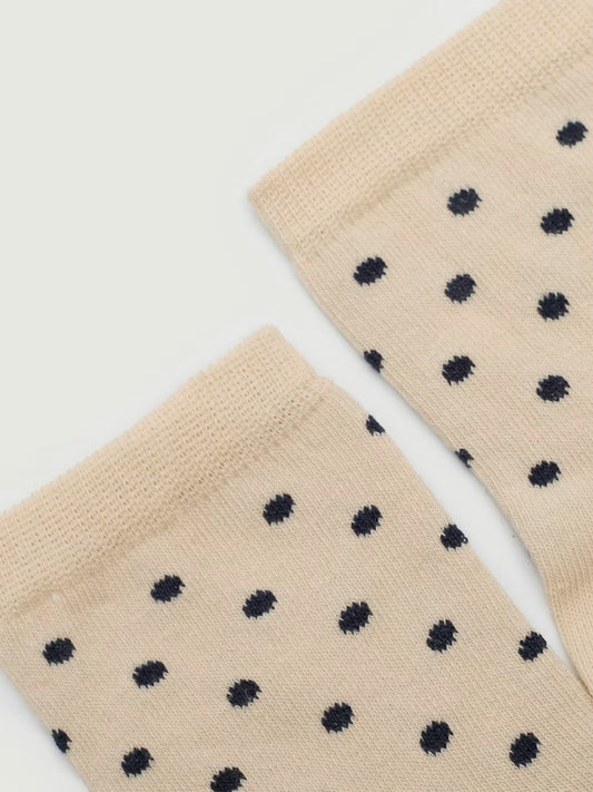 Dots socks Ecru