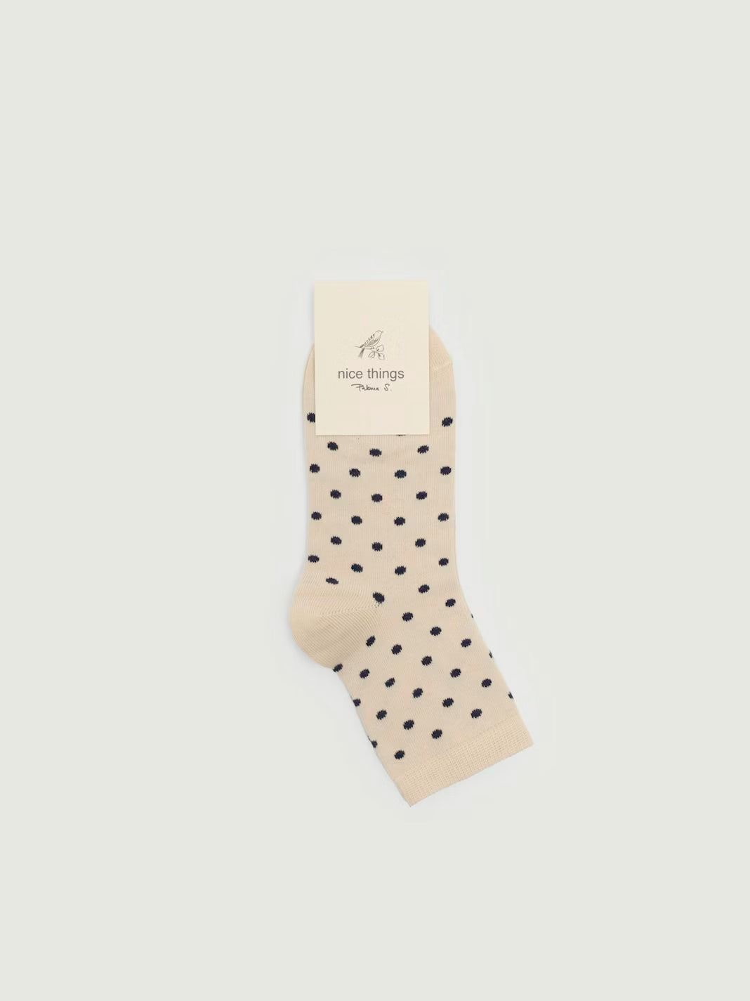 Dots socks Ecru