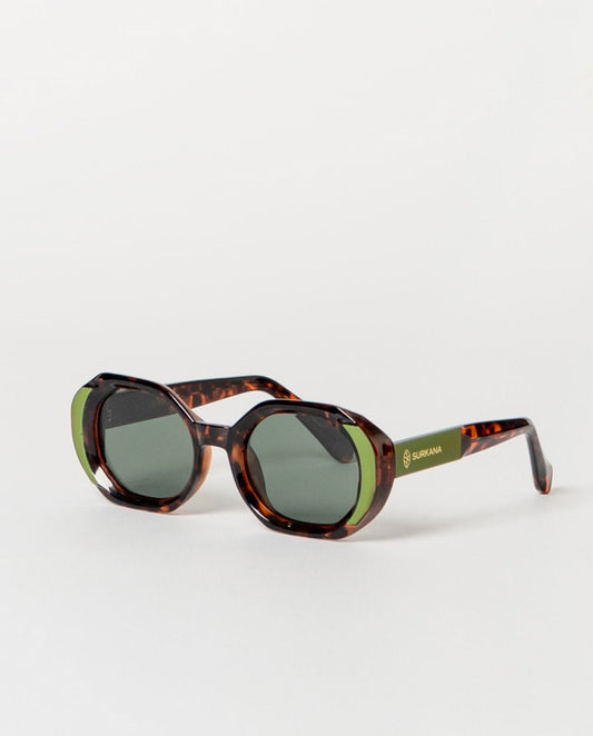 Tortoiseshell-effect sunglasses Brown