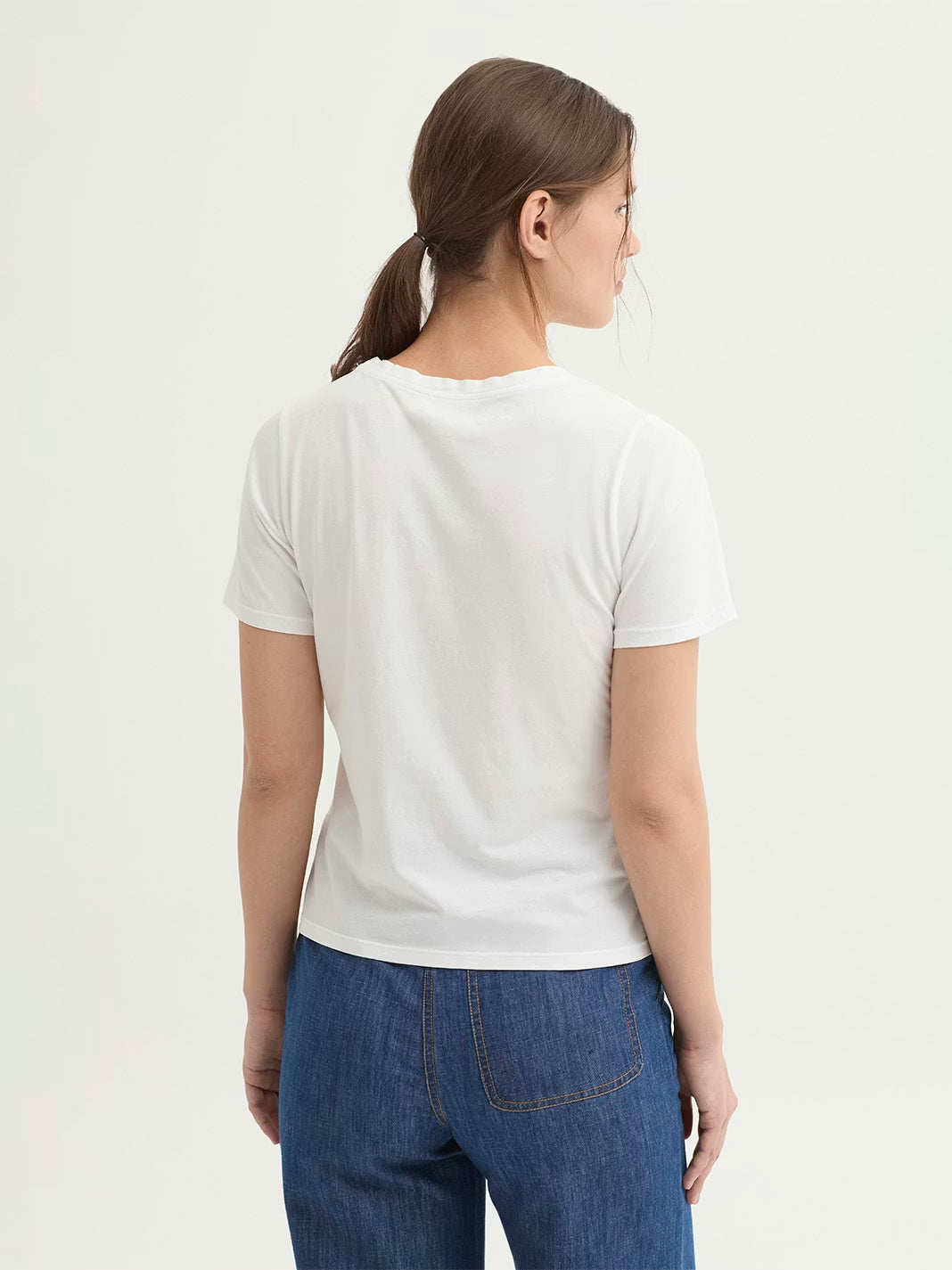 Summer Reading print T-shirt White