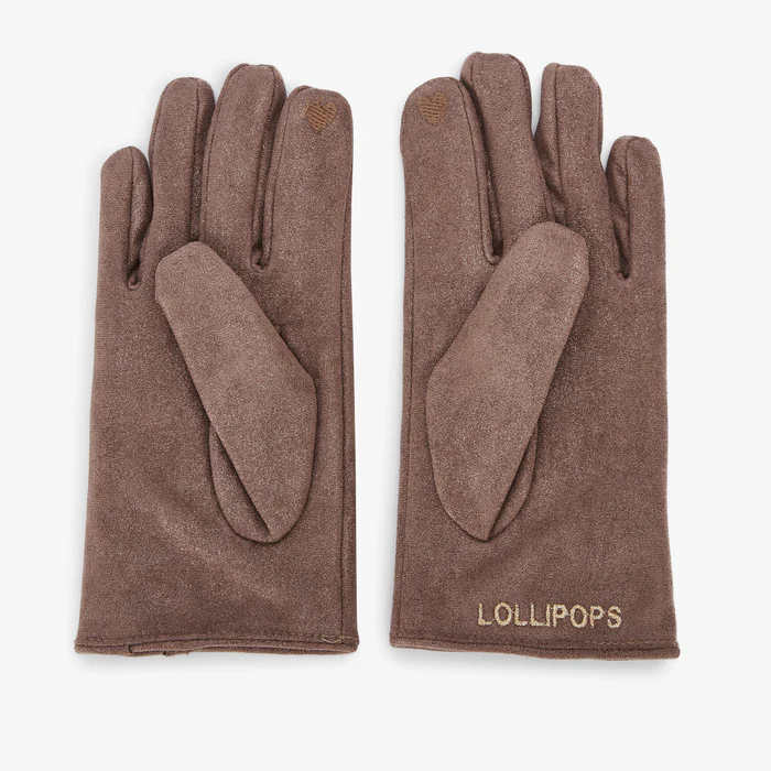 Taupe gloves